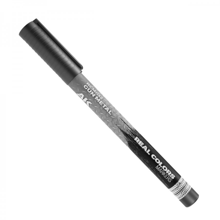 AK Interactive Real Colors Gun Metal Marker (RCM032)